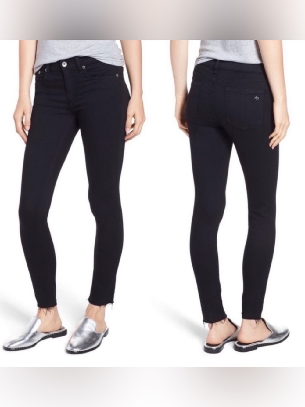 Rag & Bone Black Skinny Jeans size 27